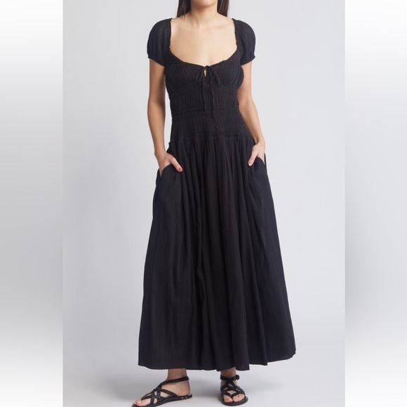 Free People Dresses & Skirts - FREE PEOPLE Feeling Bonita Midi / Black medium